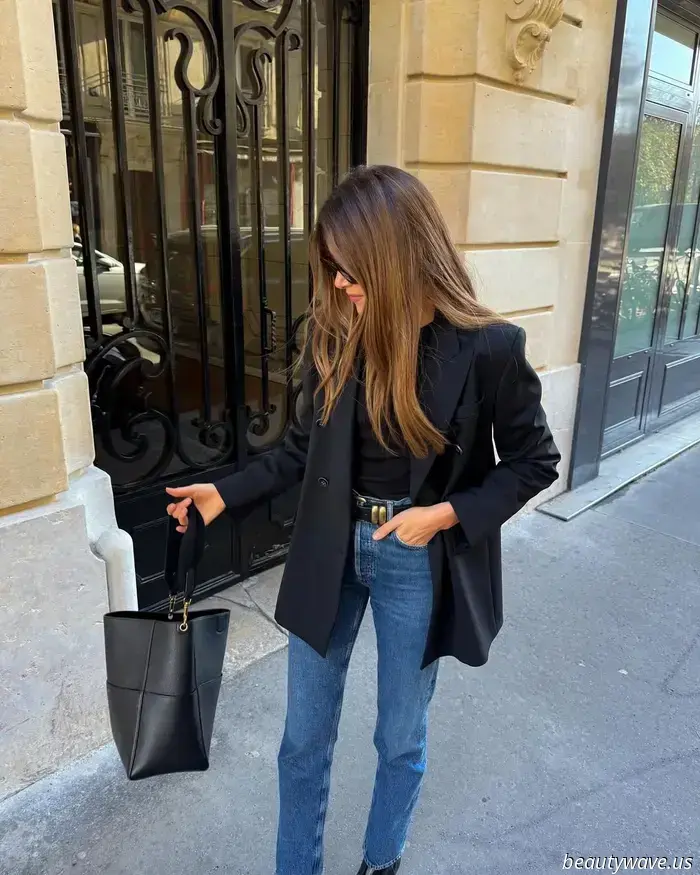 Is it just me, or are all the trendy girls opting for this denim style instead of baggy jeans?