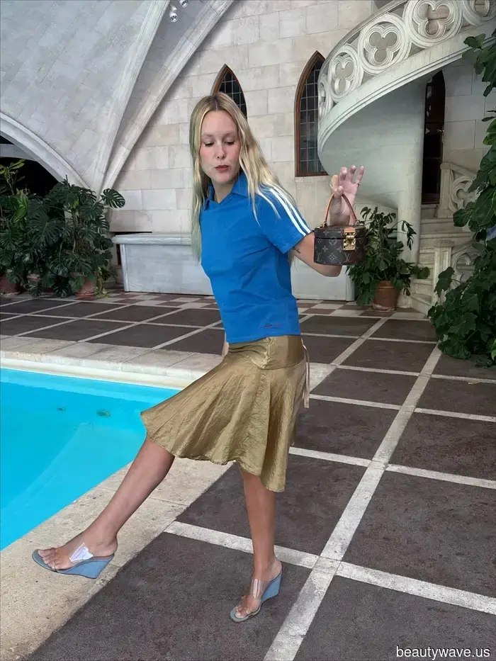 Apologies, Sneakers and Ballet Flats—Stylish Girls Understand That Summer Skirts Appear More Elegant with These Sandals.