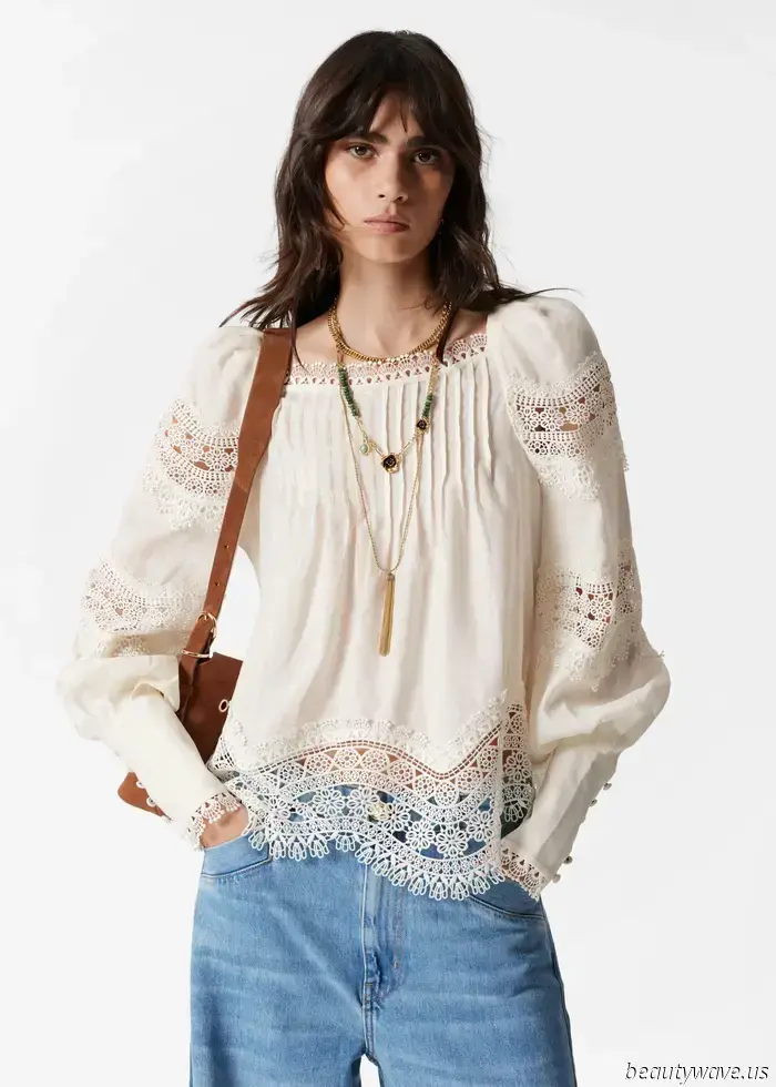 This Romantic Blouse Trend Shows That You Can't Go Wrong with a Cute Top for Summer.