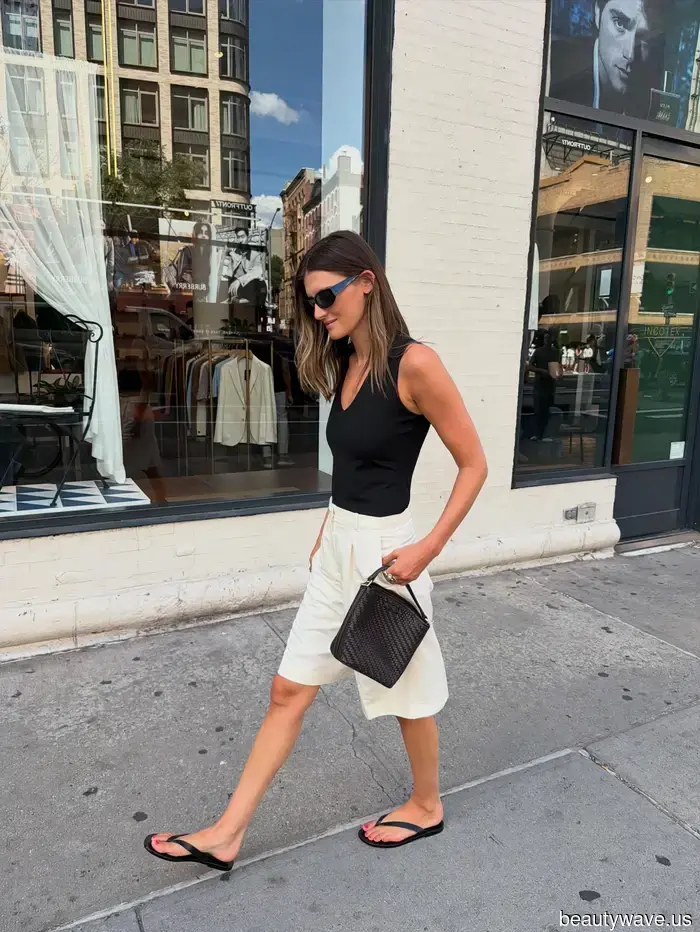 Comò Eleganti nei Loro 20 e 50 Anni Concordano&mdash;Questa è la Tendenza di Pantaloni Corti più Chic che Puoi Indossare in Questo Momento