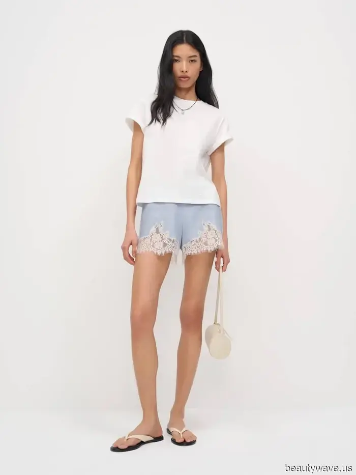 6 Pezzi Chic che le It Girl Abbinano ai Loro Pantaloni Corti e Gonne con Pizzo