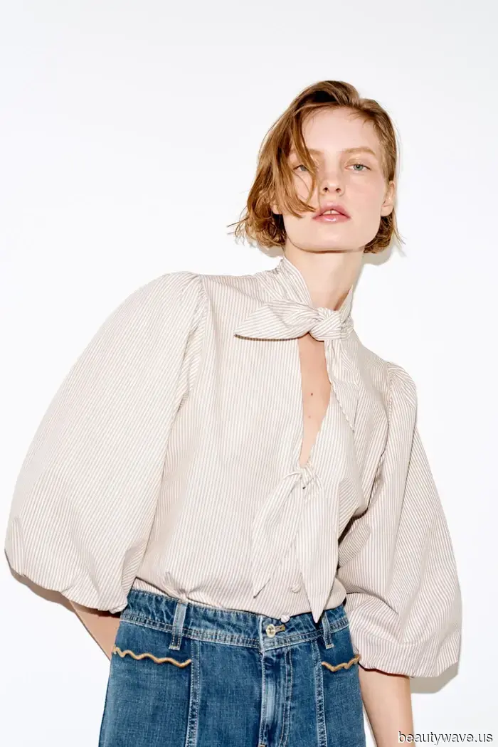 Zara has just confirmed it: These 5 blouse trends elevate the elegance of jeans, skirts, and linen trousers.