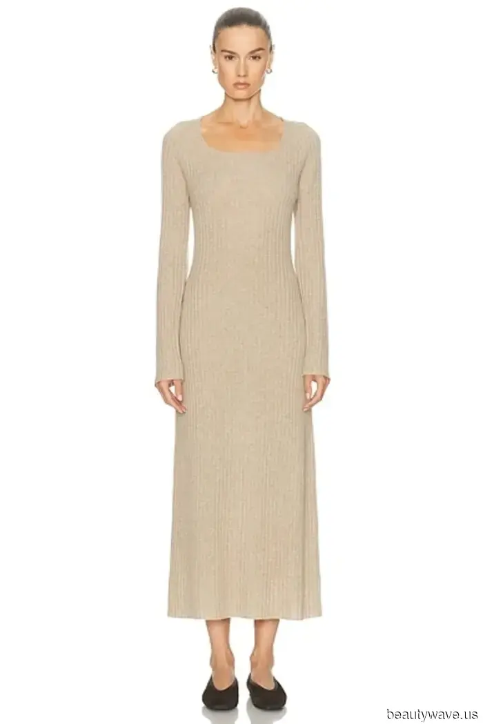 This is the understated dress trend that everyone pairs with boots during the winter.