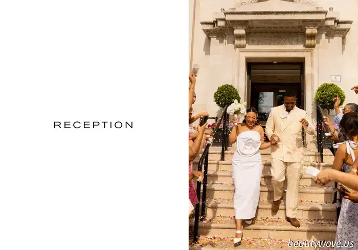 This stunning bride chose a stylish secondhand designer gown for her intimate and effortlessly elegant wedding in London.