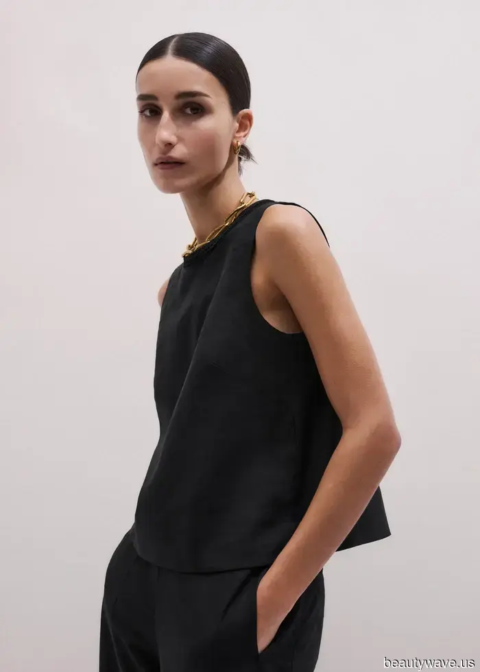No, not cotton tees: refined dressers will be opting for this lovely top style instead this summer.