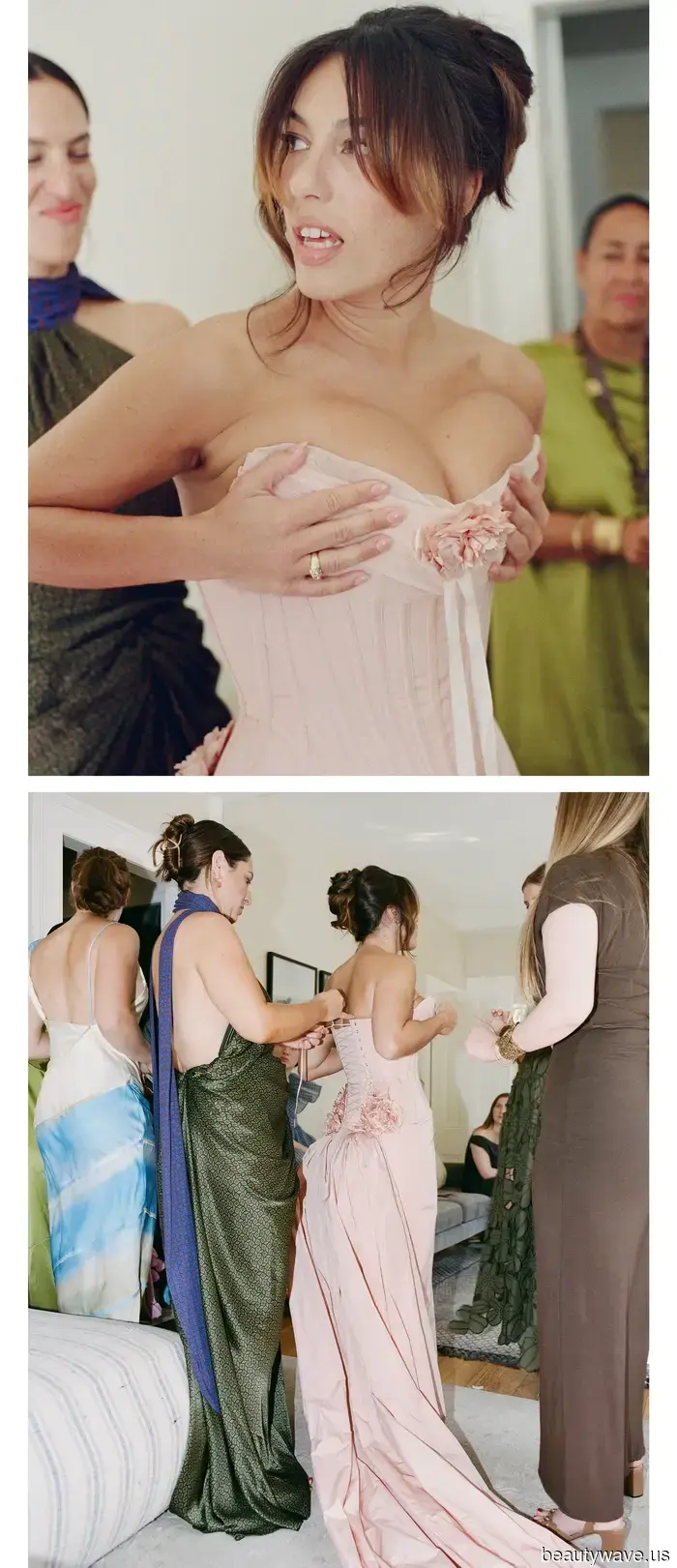 A Blush Wiederhoeft gown and a "Haunted Saloon" after-party made this California wedding truly unforgettable…