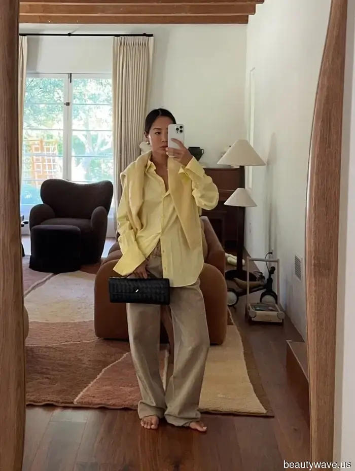 Überall, wo ich hinschaue, tragen Modeleute Jeans in einer dieser 5 Strickfarben.