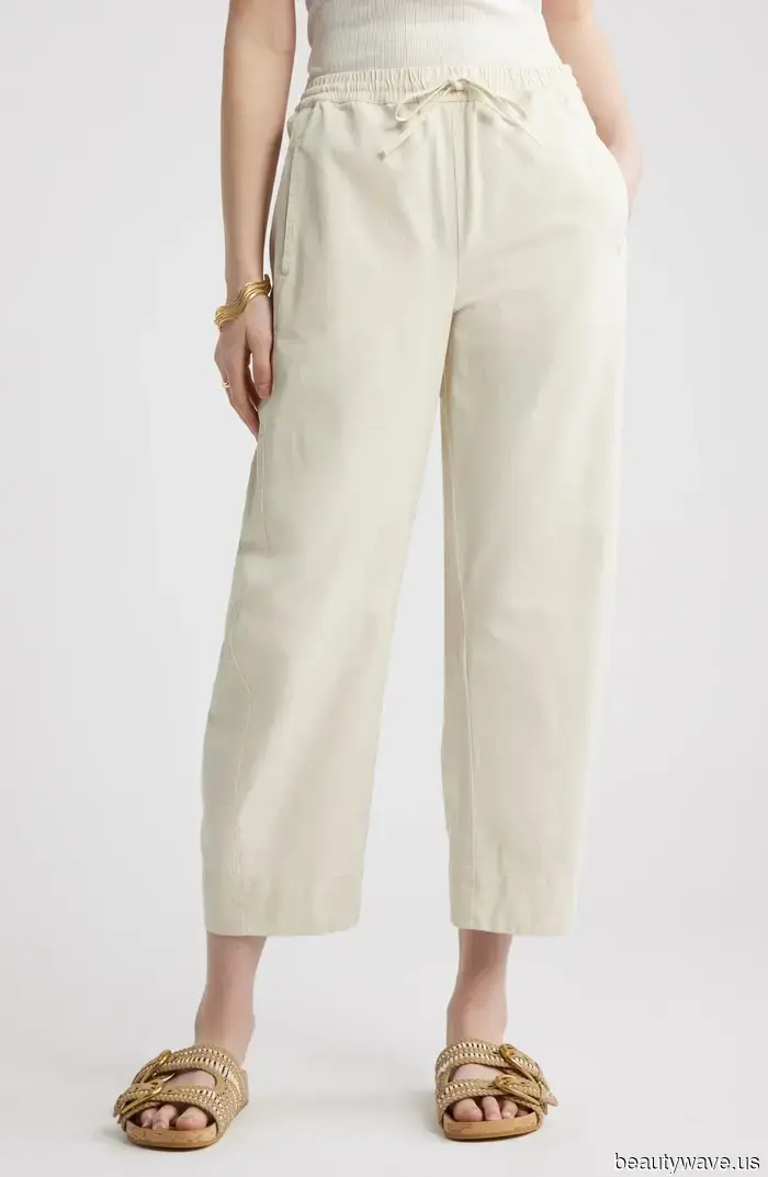 It girls are aware that effortless summer outfits begin with white sneakers and this emerging anti-denim pant trend.