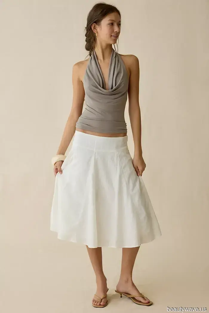 Neither Mini Nor Maxi: This Is the Skirt Length That Will Be Popular This Spring.