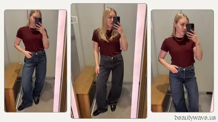 Ich habe gerade die Jeans ausprobiert, die jede schicke Frau gerade trägt&mdash;hier ist der Grund, warum sie den Hype wert sind.