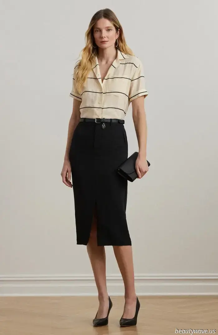 The Easy Styling Hack That Transforms Pencil Skirts from Business to Fashionable in Under 5 Seconds
