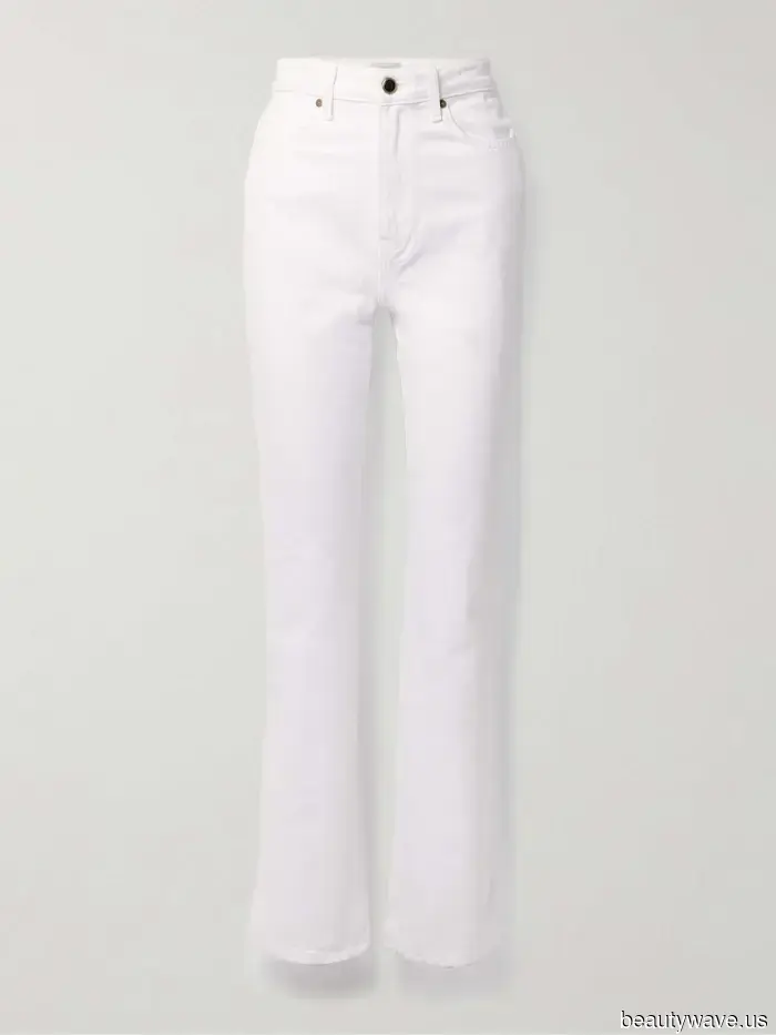 Si vas a usar jeans blancos este invierno, por favor, solo úsalos con estos zapatos y esta chaqueta.