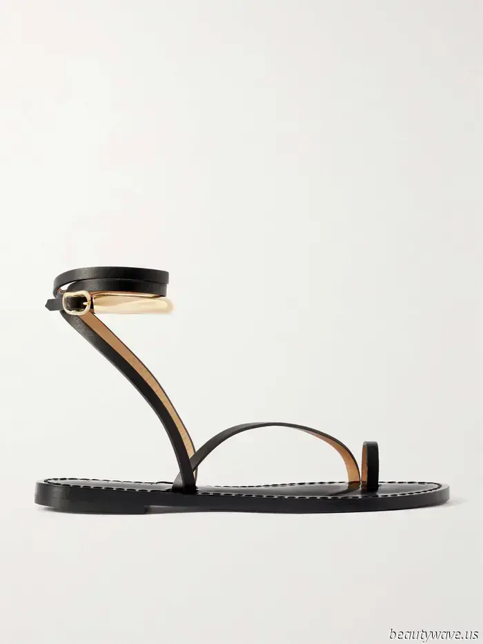 Put Away the Flip-Flops—These Classic Sandals Enhance the Beauty of White Skirts.