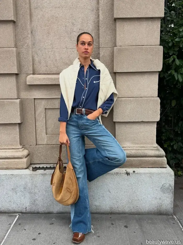 Les jeans sont un incontournable de l'automne—toutes les personnes au bon goût les associeront avec ces 5 styles de chemises.