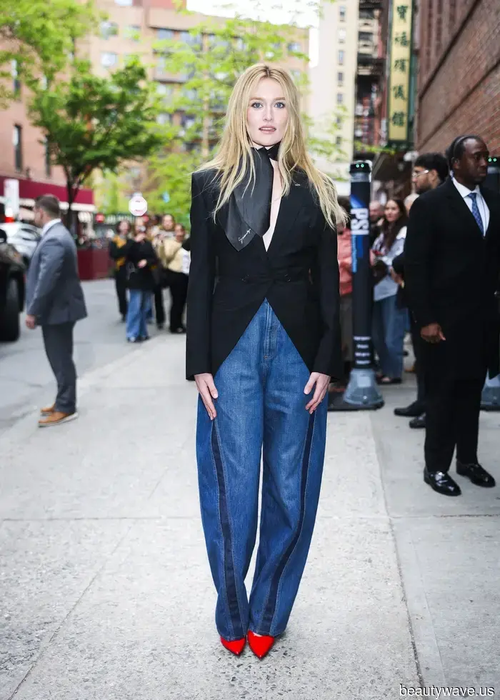 Nein, keine Stovepipe-Jeans&mdash;New Yorker in ihren 20ern und 50ern tragen gerade diesen Denim-Trend.