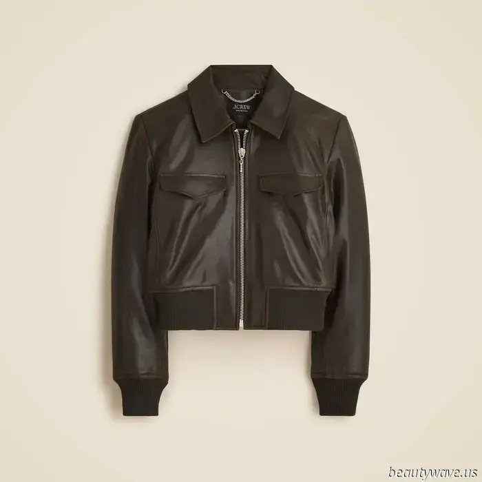 J.Crew's New Fall Leather Jackets Have Already Been Approved by Celebrities—Just Ask Chloe Fineman.