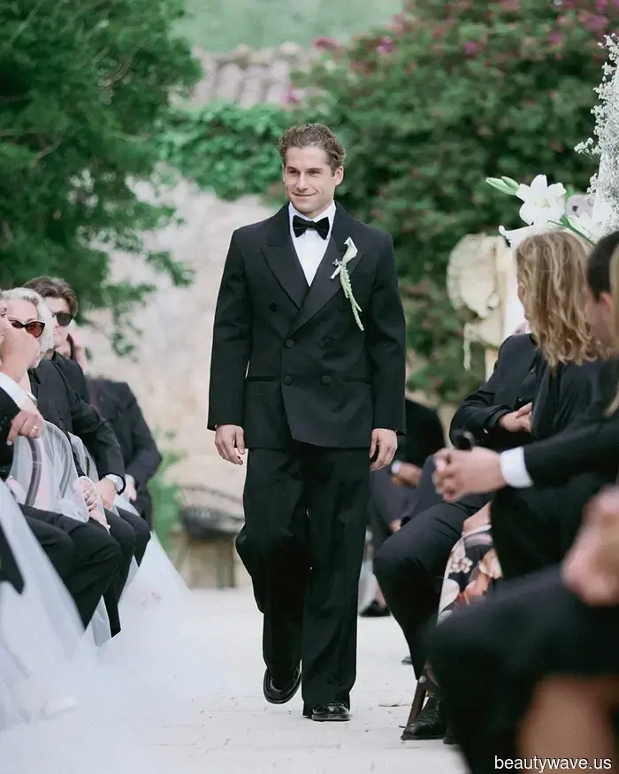 This stylish couple got married at a 19th-century Sicilian masseria in custom outfits created by the bride.