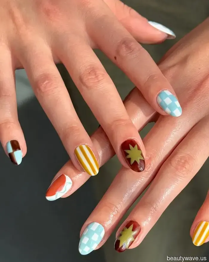 Apologies, Polka Dots, but this is the more stylish nail art design I'm saving for fall.