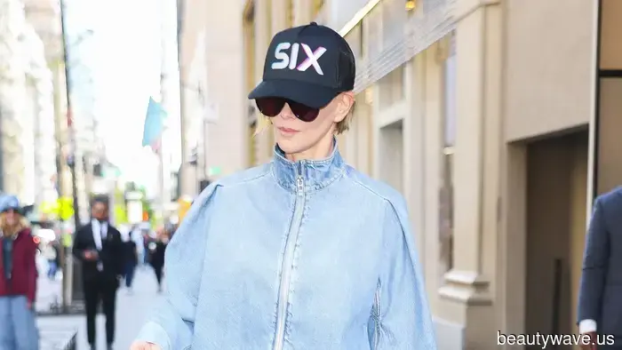 Fashion enthusiasts continue to sport white sneakers—albeit with this pant trend rather than jeans.