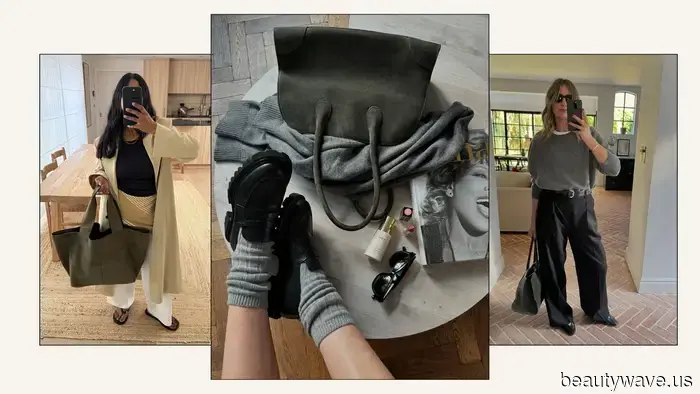 Plötzlich tauschen stilvolle Londoner ihre braunen Taschen gegen diesen ganz bestimmten, viel trendigeren Stil aus.