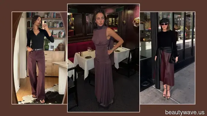 Fashion Experts Are Revamping This Previously Disparaged Color: Here’s How to Style Aubergine This Winter.