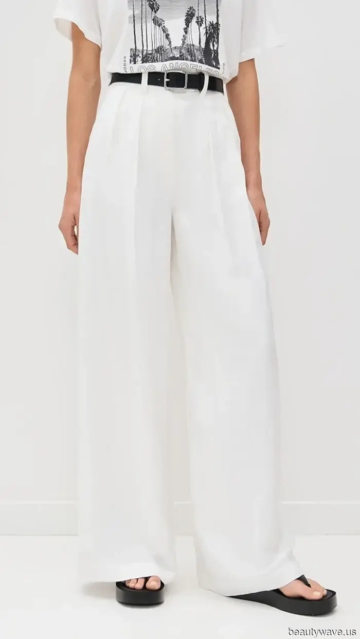 Suddenly, everyone is pairing this chic item with white pants.