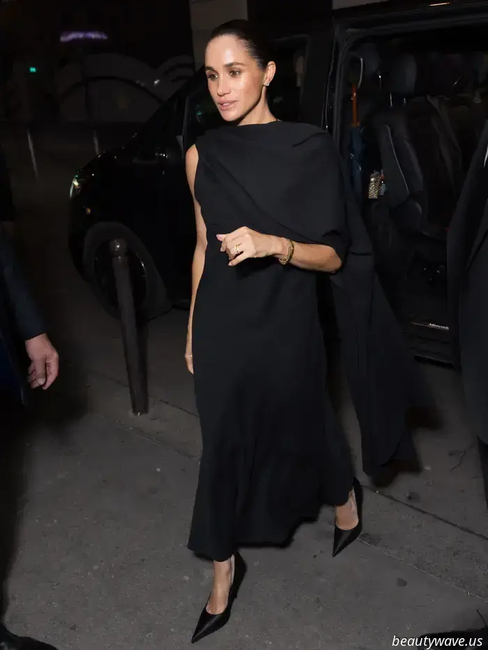 Meghan Markle made her debut at Paris Fashion Week, donning two custom designs from Balenciaga.