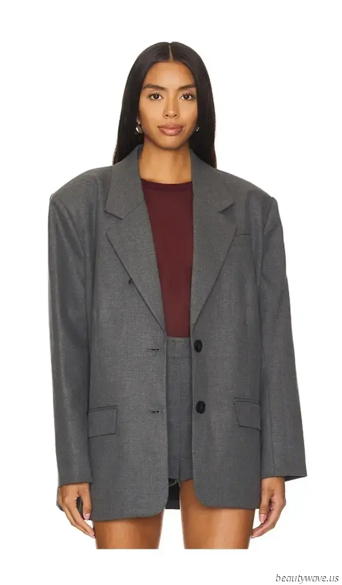 Jeans are excellent, but this is the must-have piece to pair with blazers.