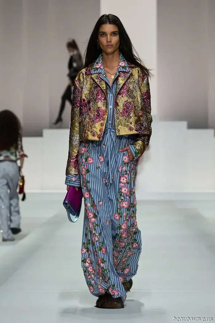 Miranda Priestly in der ersten Reihe, Pyjamas auf dem Laufsteg — Dolce & Gabbana Frühjahr 2026 war eine Studie über das Ankleiden…