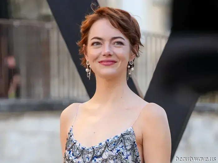 Emma Stone Recently Wore the Dress Style That Will Be Popular Among the Most Stylish Wedding Guests This Summer.