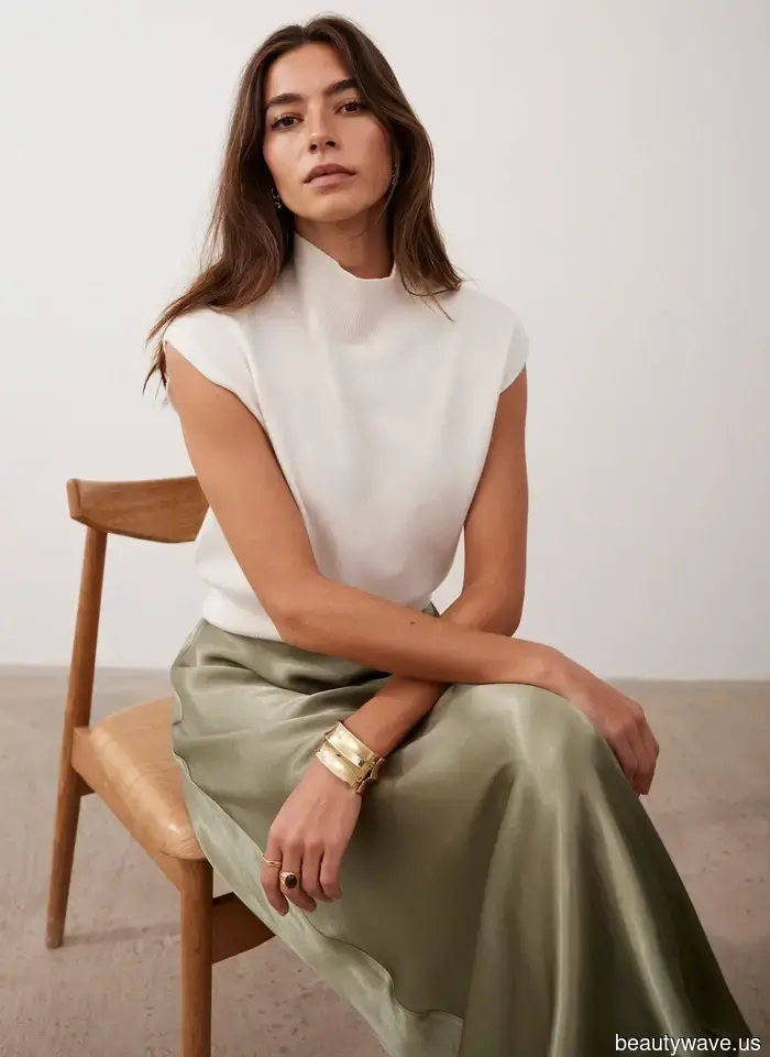 No es un cuello de tortuga, ni un cuello redondo: este estilo de punto elegante está dominando en este momento.