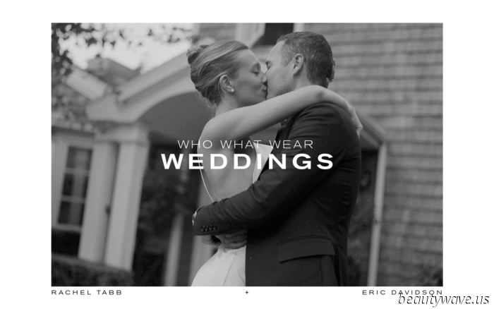 The owner of this vintage boutique chose to wear archival Calvin Klein for her intimate backyard wedding in Los Angeles.