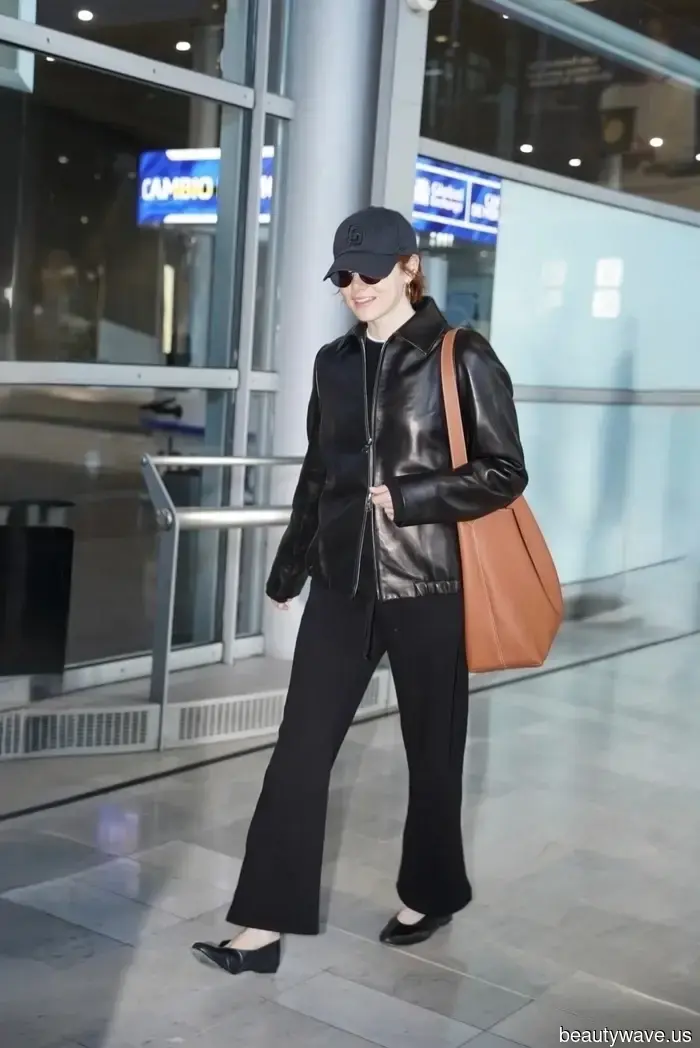 Podrías usar leggings, pero esta tendencia de pantalones se verá mucho más "de primera clase" en el aeropuerto.