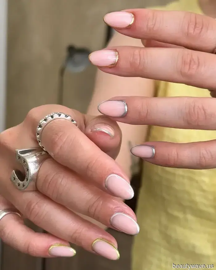 Dua Lipa lo inició, pero ahora personas elegantes en todas partes están adoptando estas manicuras halo.