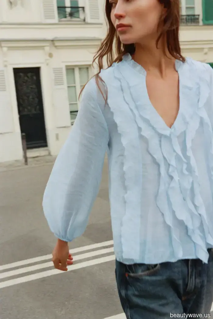 Zara, H&M, and COS Have Identified It—These Blouse Trends Elevate Any Outfit Instantly.
