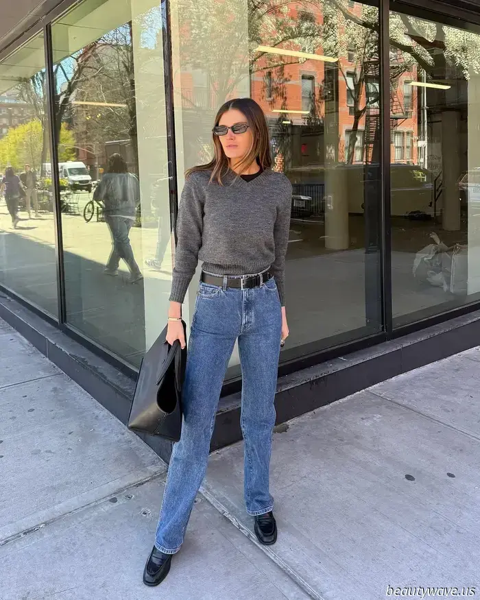 Is it just me, or are all the trendy girls opting for this denim style instead of baggy jeans?