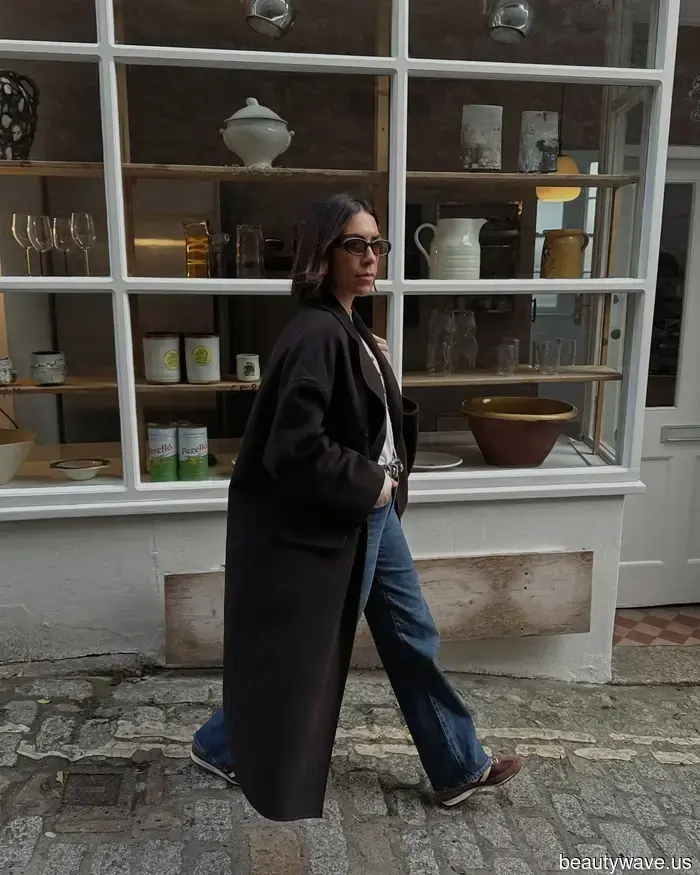 Sono un Fashion Editor che vive a Londra&mdash;Questa è la formula per cappotto, jeans e scarpe da ginnastica che vedo ovunque…