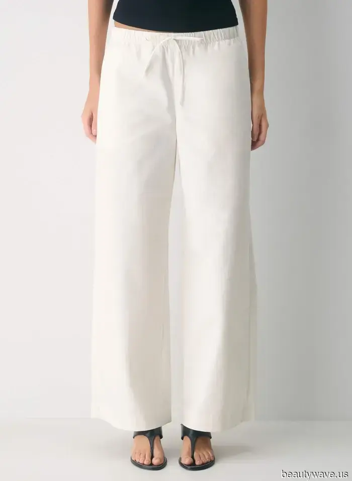 It girls are aware that effortless summer outfits begin with white sneakers and this emerging anti-denim pant trend.
