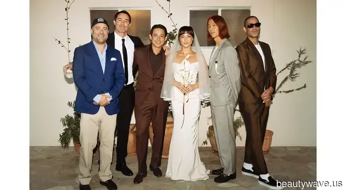 The Bride Donned a Unique Custom Look for Her Upscale Backyard Wedding in Ojai.