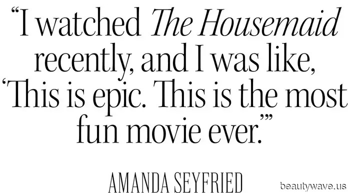 Amanda Seyfried is the ultimate at being authentic.
