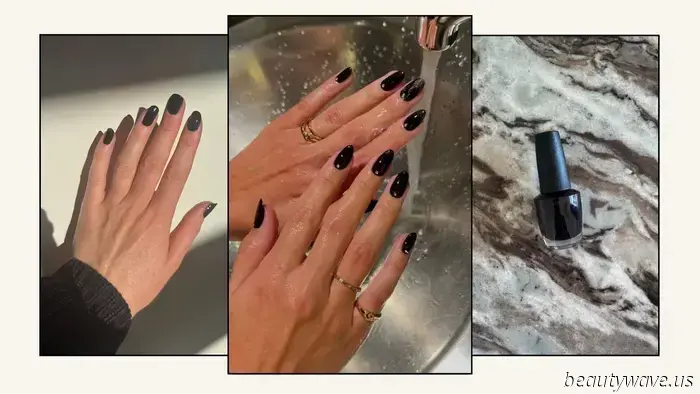 No es burdeos — este inesperado color de uñas de OPI está en las manos más elegantes de cara al invierno.