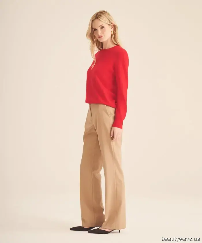 Si solo pudiera tener un suéter para el otoño, sería este estilo increíblemente suave.