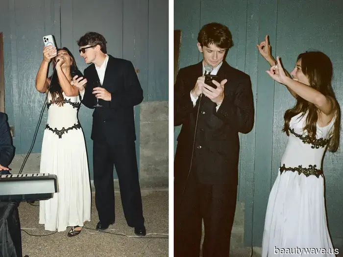 A Blush Wiederhoeft Outfit and a "Haunted Saloon" After-Party Made This California Wedding Unforgettable…