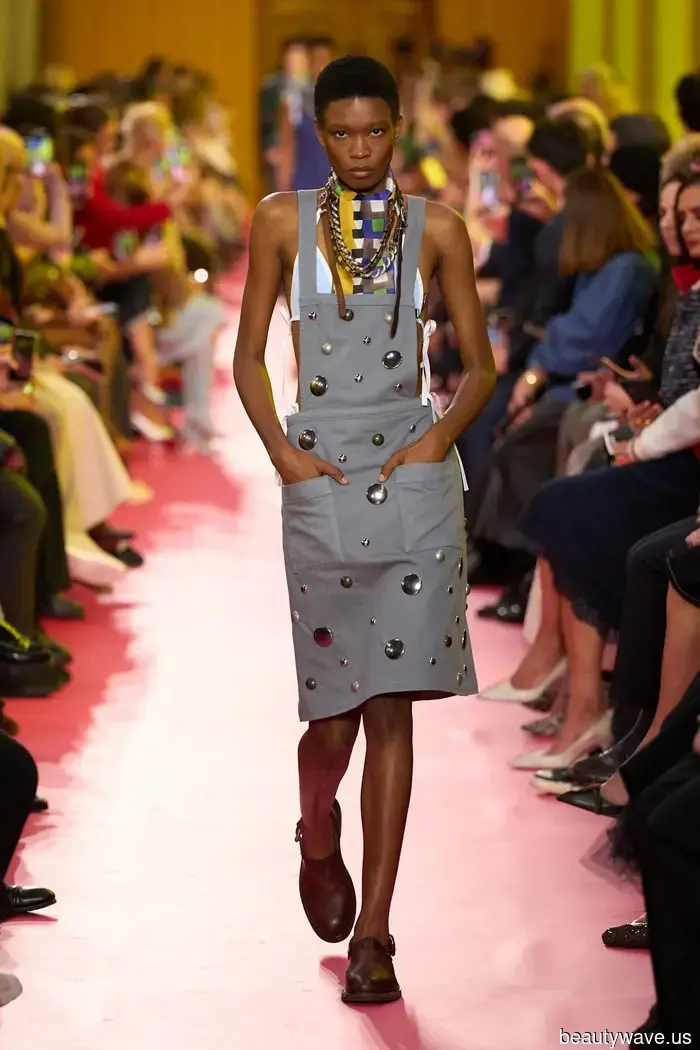 No, Not Floral—This Debated Spring Dress Trend Is Dominating New York, Thanks to Miu Miu.