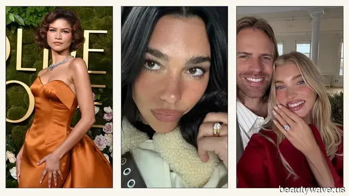 Von Dua Lipa bis Zendaya, das sind alle besten Verlobungsringe der Promis von 2025.