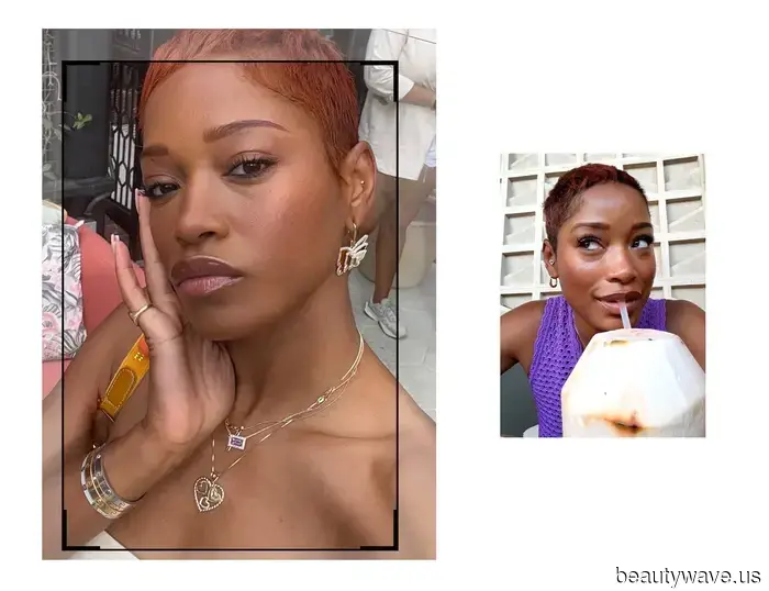 Keke Palmer Recently Shared Her Favorite Freckle Pen, Fragrance, and Essential for Styling Pixie Cuts.