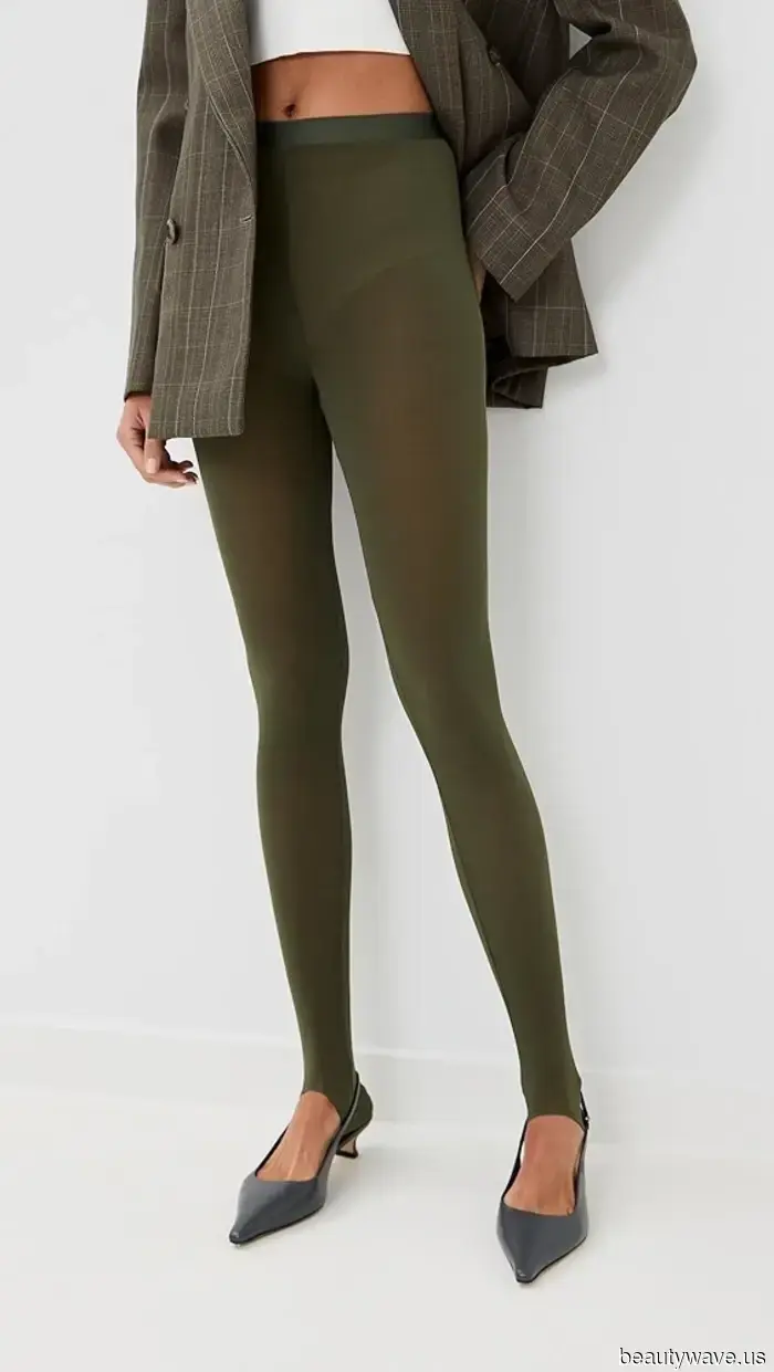 This is the only legging trend that celebrities wear with heels—period.