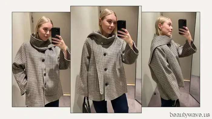 Acabo de probarme la chaqueta de aspecto de diseñador que ya se está agotando.