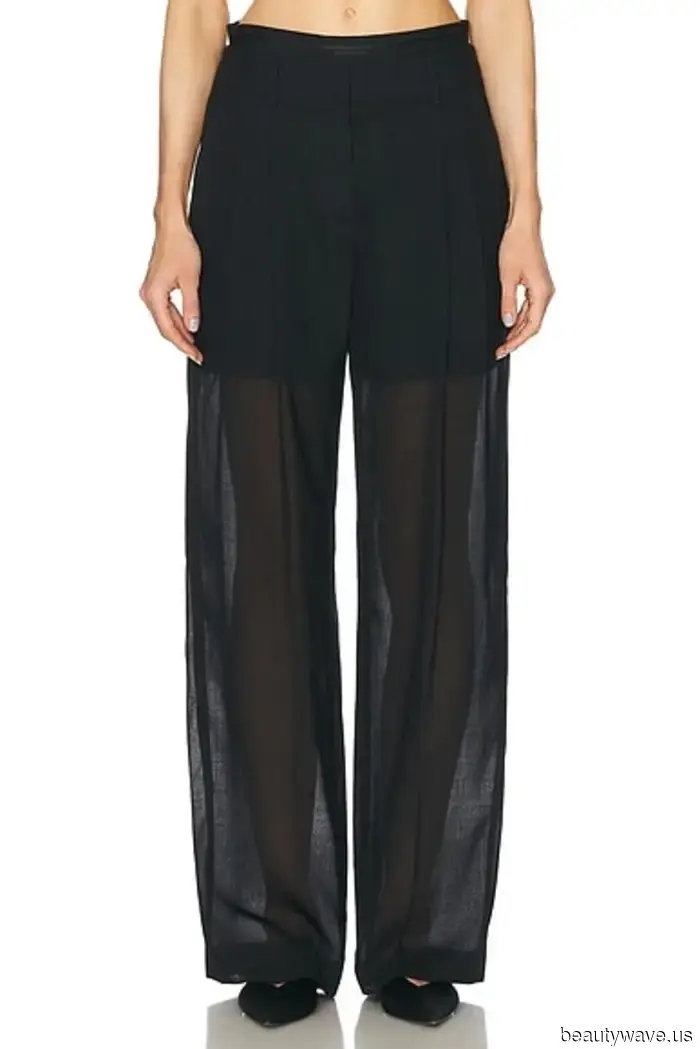 This is the most approachable way to try the sheer clothing trend.