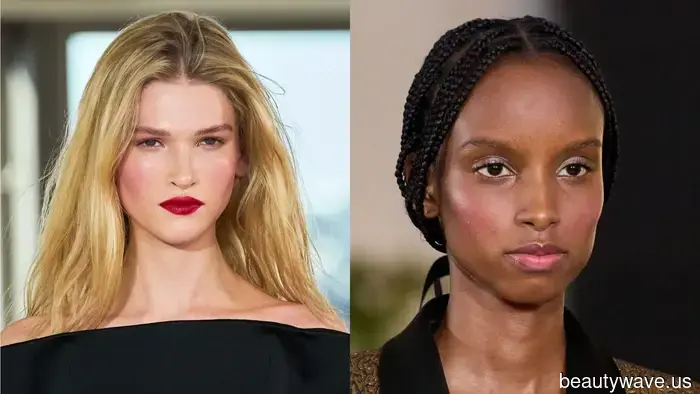 Dalle labbra macchiate di vino ai tocchi di lamé: 10 tendenze di bellezza per le festività che le persone del mondo della moda stanno salvando da mesi